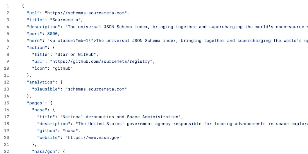 Easily deploy the registry from one or more GitHub repositories of schemas